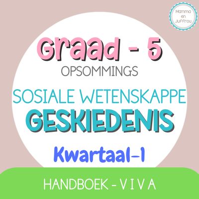 Graad 5 SW-GESKIEDENIS KW1 (viva)