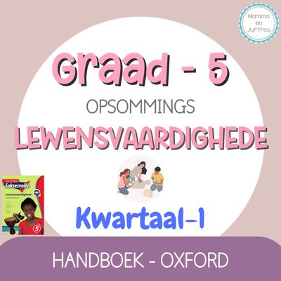 Graad 5 Lewensvaardighede KW1 (OXFORD)