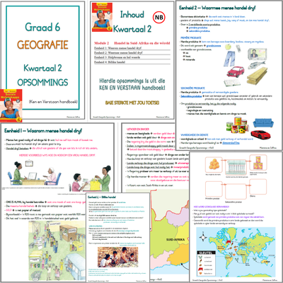 Graad 6 SW GEOGRAFIE - KW2 (Ken en Verstaan)