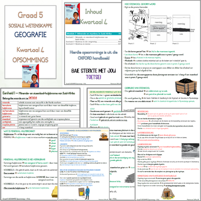 Graad 5 SW-GEOGRAFIE KW4 (OXFORD)