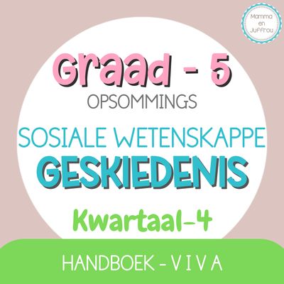 Graad 5 SW-GESKIEDENIS KW4 (viva)