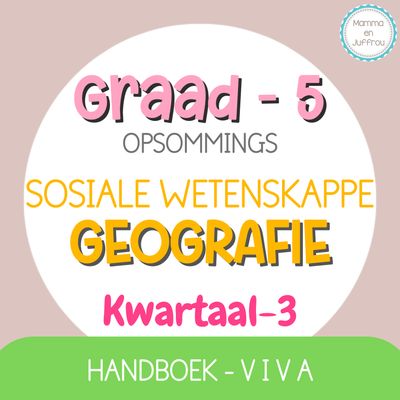 Graad 5 SW-GEOGRAFIE KW3 (viva)