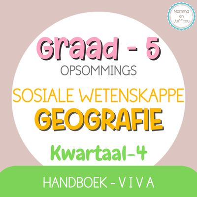 Graad 5 SW-GEOGRAFIE KW4 (viva)