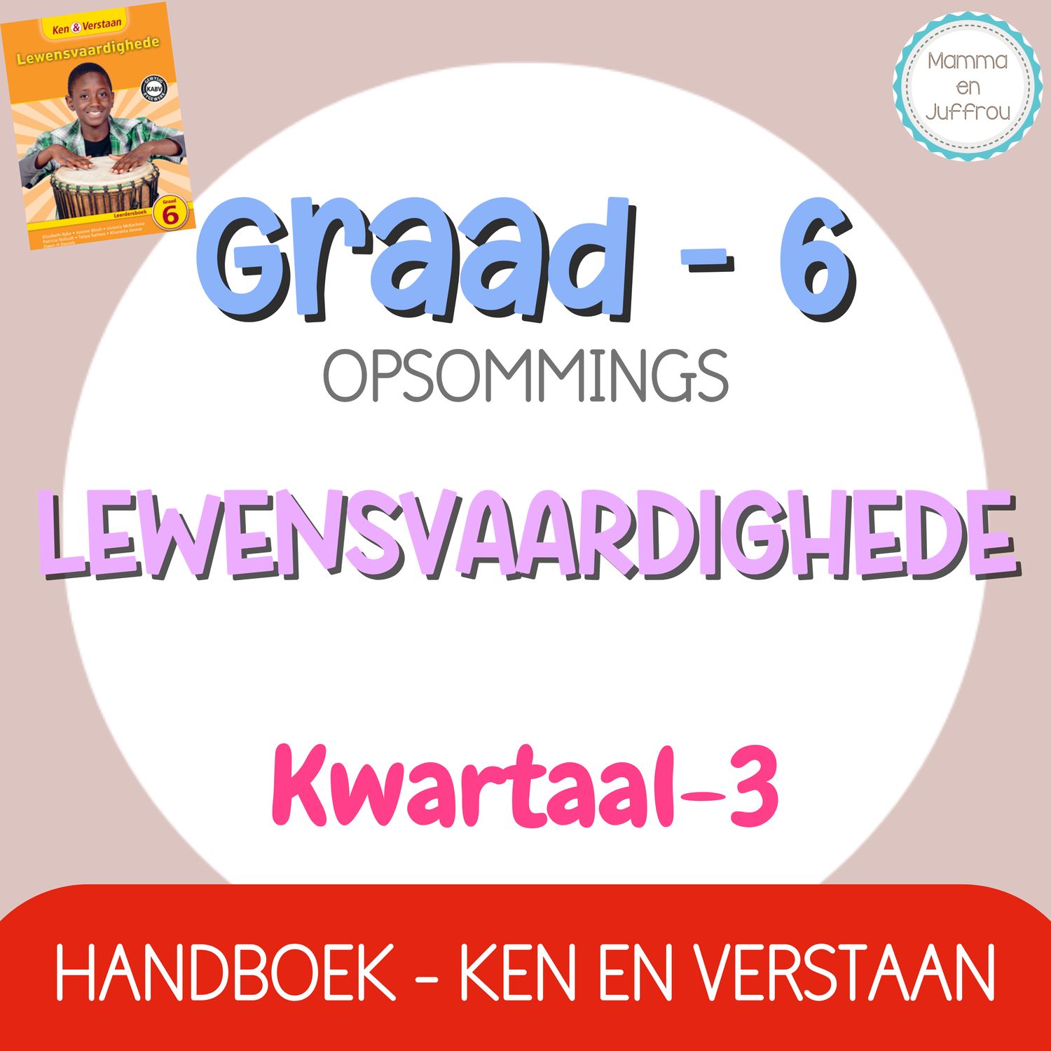 Graad 6 Lewensvaardighede KW3 (KEN EN VERSTAAN)
