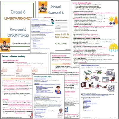 Graad 6 Lewensvaardighede KW4 (KEN EN VERSTAAN)