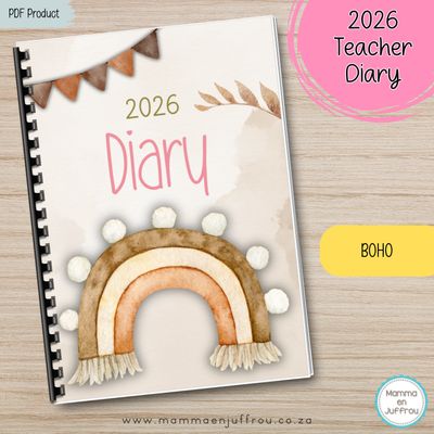 2026 Diary - Boho