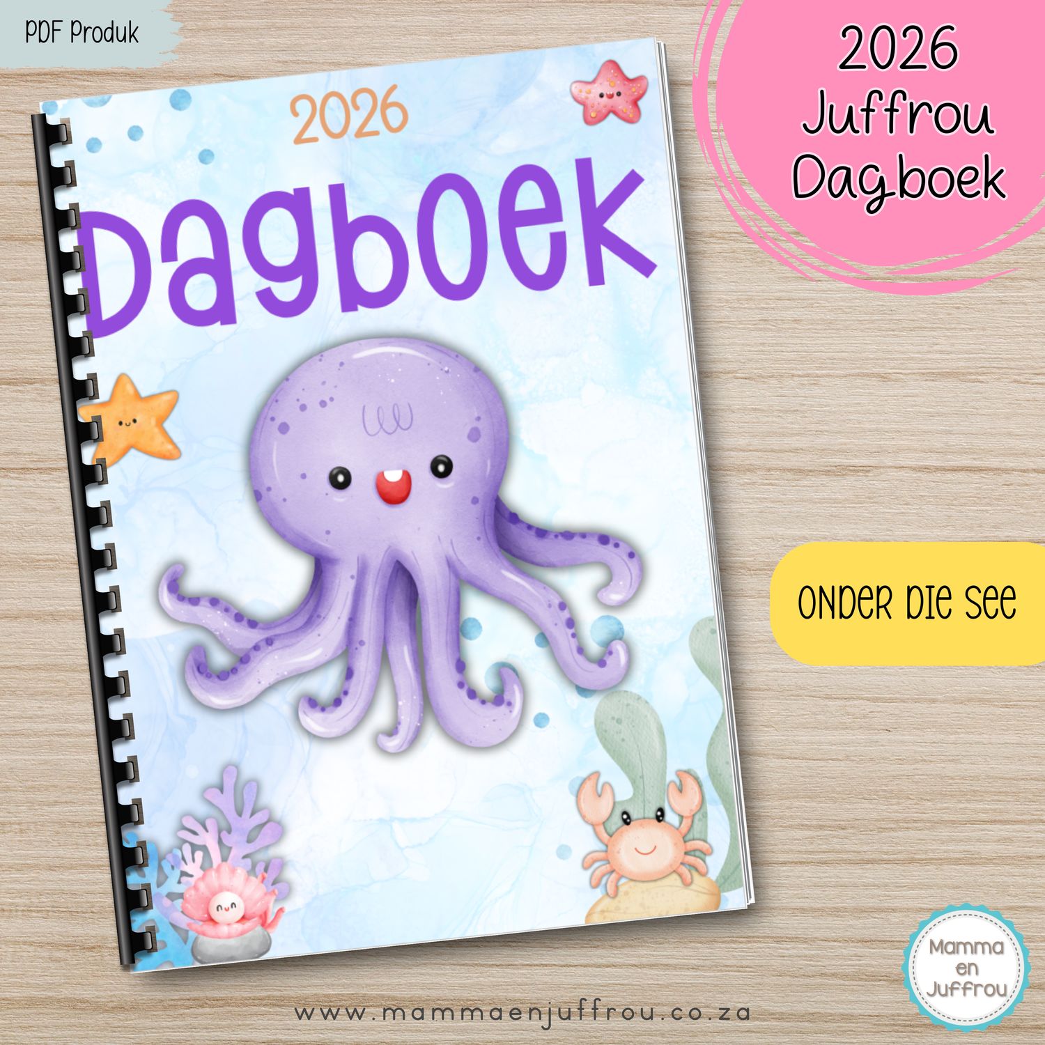 2026 Dagboek - Onder die see