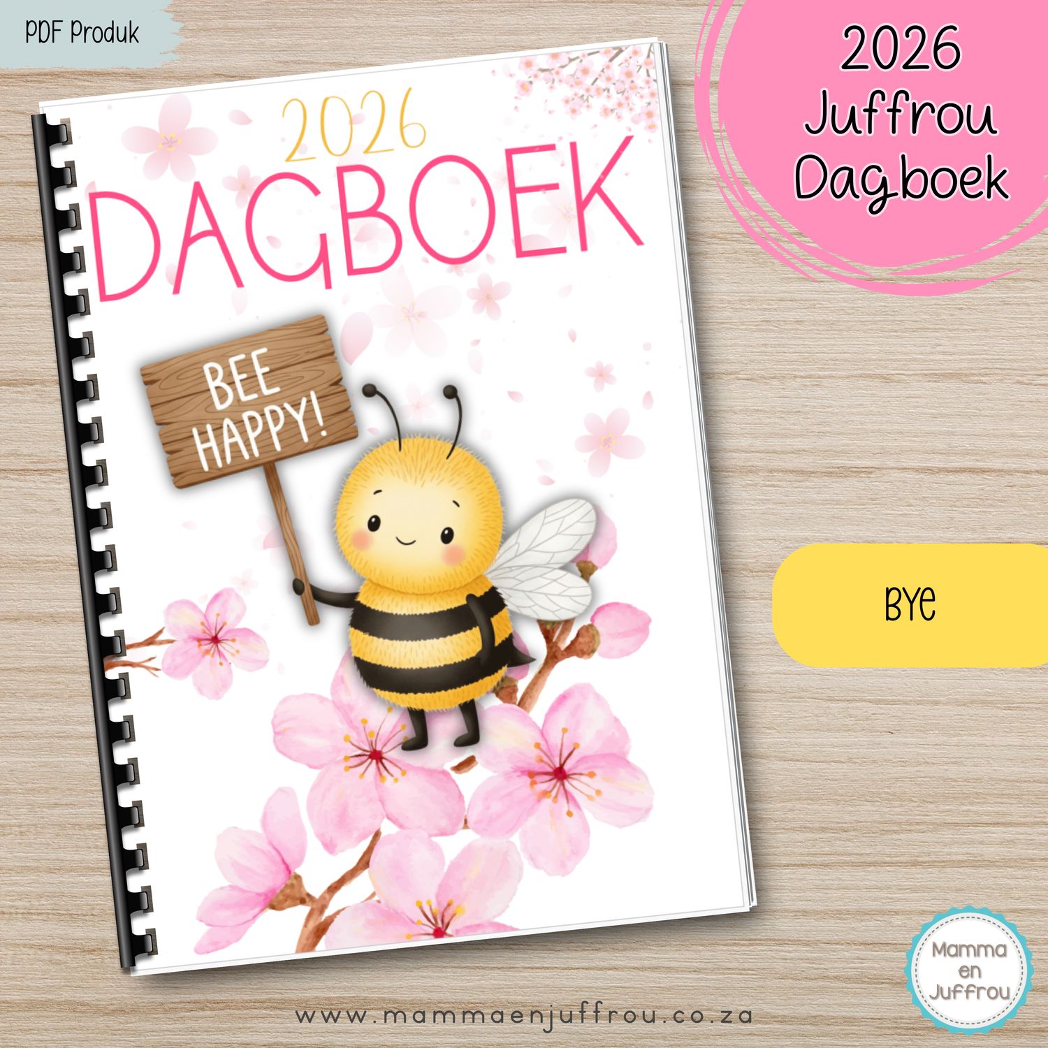 2026 Dagboek - Bye