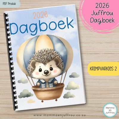 2026 Dagboek - Krimpvarkie 2