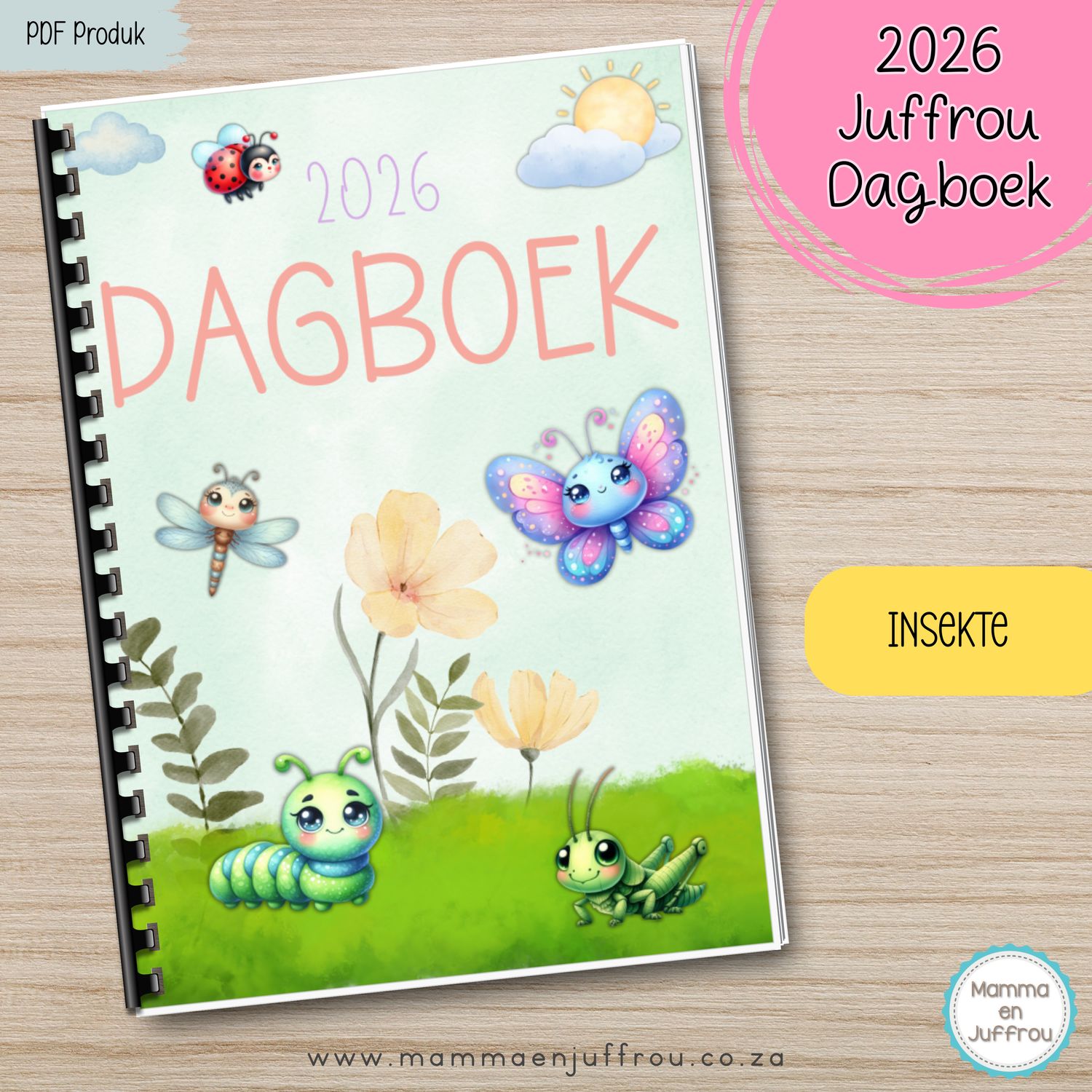 2026 Dagboek - Insekte