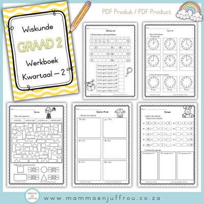 Graad 2 Wiskunde Werkkaarte KW2