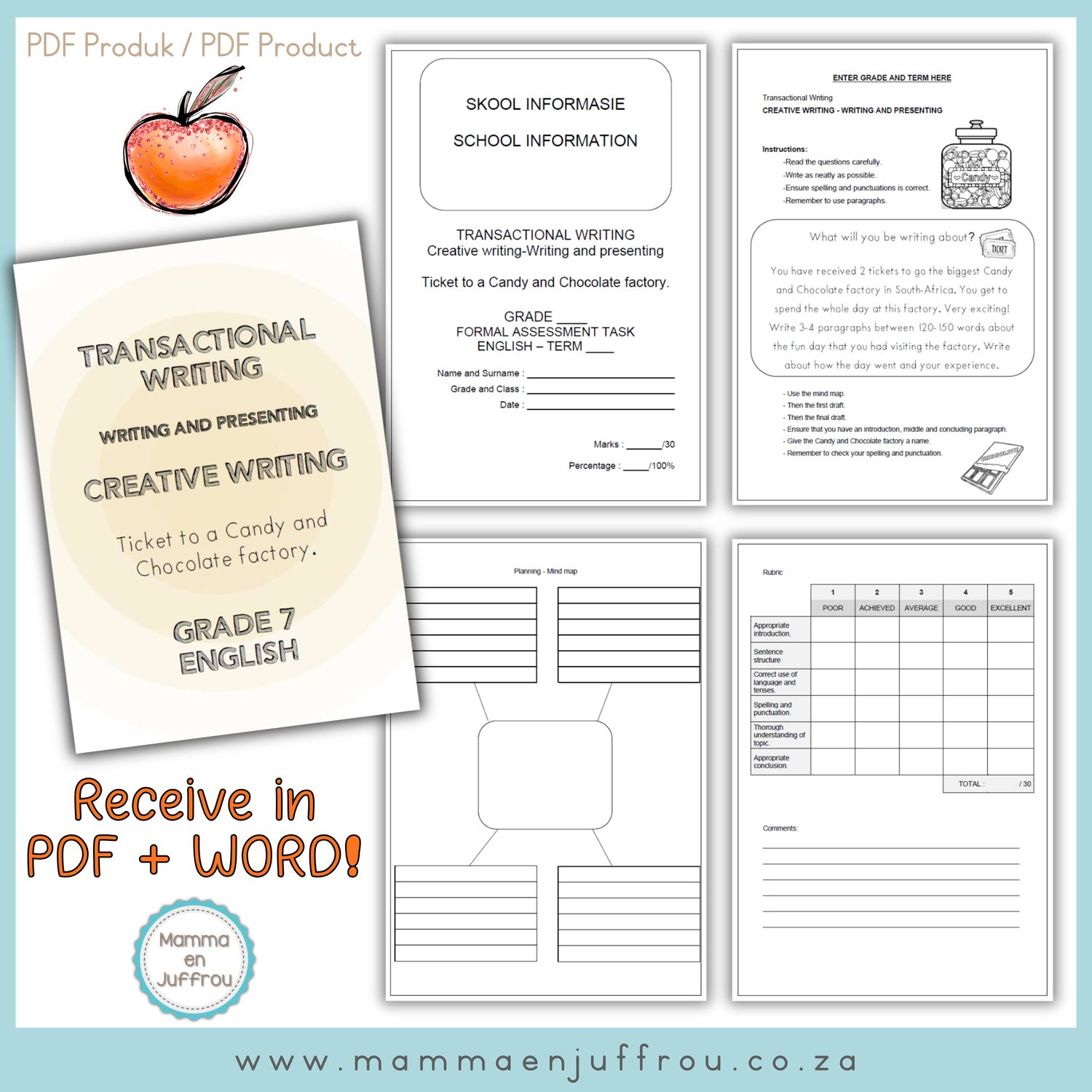 Grade 7 Creative writing (ENGLISH HL/FAL) 