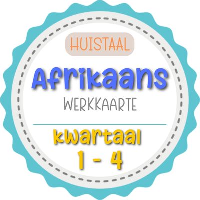 Graad 4 - Afrikaans HT Werkkaarte KW1 TOT KW4