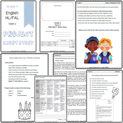 Grade 4 English HL/FAL - Term 3 Project