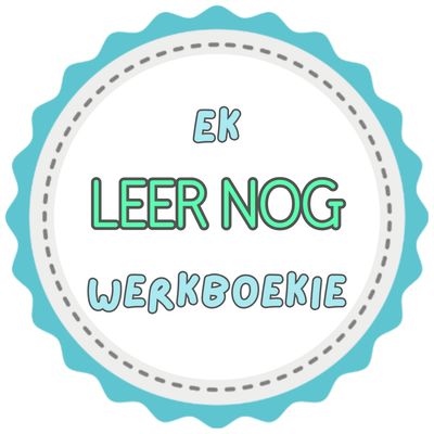 Ek LEER NOG boekie