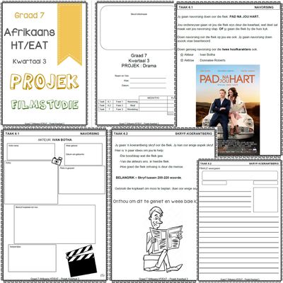 Graad 7 Afrikaans HT/EAT kwartaal 3 Projek (opsie 2)
