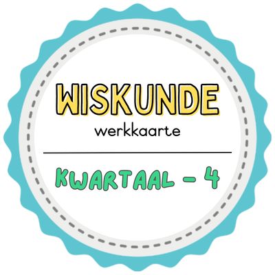 Graad 1 Wiskunde Werkkaarte KW4