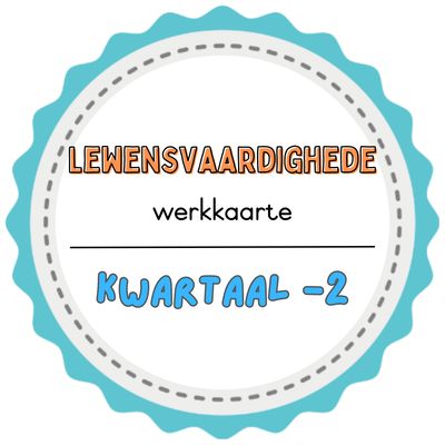 Graad 2 Lewensvaardighede Werkkaarte KW2