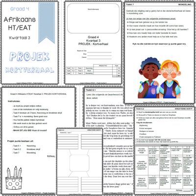 Graad 4 Afrikaans HT/EAT kwartaal 3 Projek