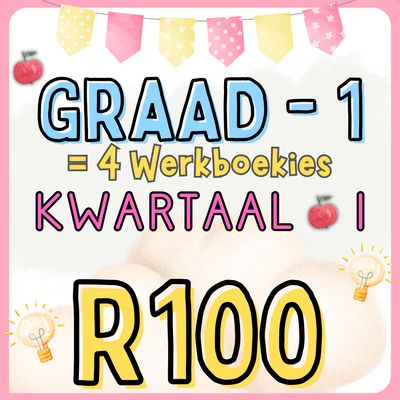 **Graad 1 - Kwartaal 1 pakkie**