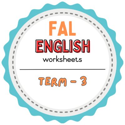 Graad 1 ENGLISH FAL Werkkaarte KW3