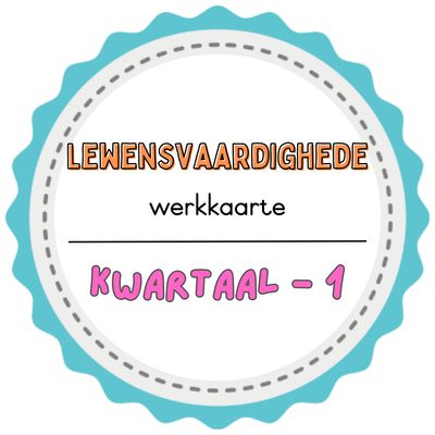 Graad 2 Lewensvaardighede Werkkaarte KW1