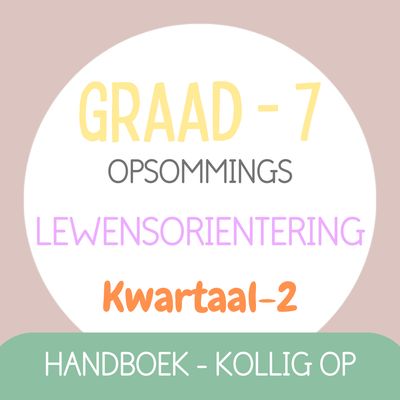 Graad 7 Lewensorientering KW2 (KOLLIG OP)