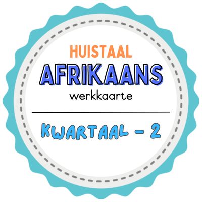 Graad 2 Afrikaans Werkkaarte KW2