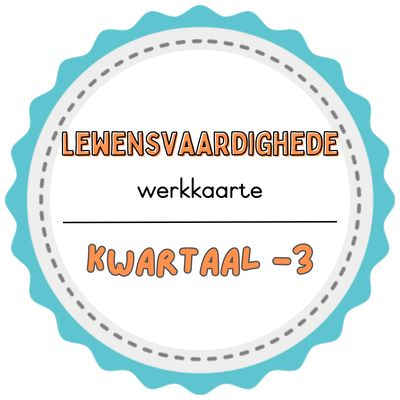 Graad 1 Lewensvaardighede Werkkaarte KW3
