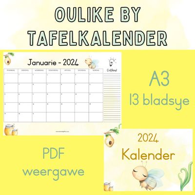 2024 Tafelkalender - Oulike BY