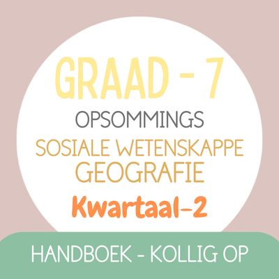 Graad 7 SW-GEOGRAFIE KW2 (KOLLIG OP)