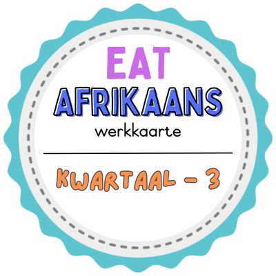 Graad 2 Afrikaans Werkkaarte KW3 EAT