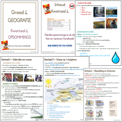 Graad 4 - Geografie KW 4 (ken en verstaan)