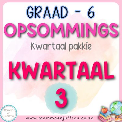 Graad 6 Kwartaal 3 Opsommings