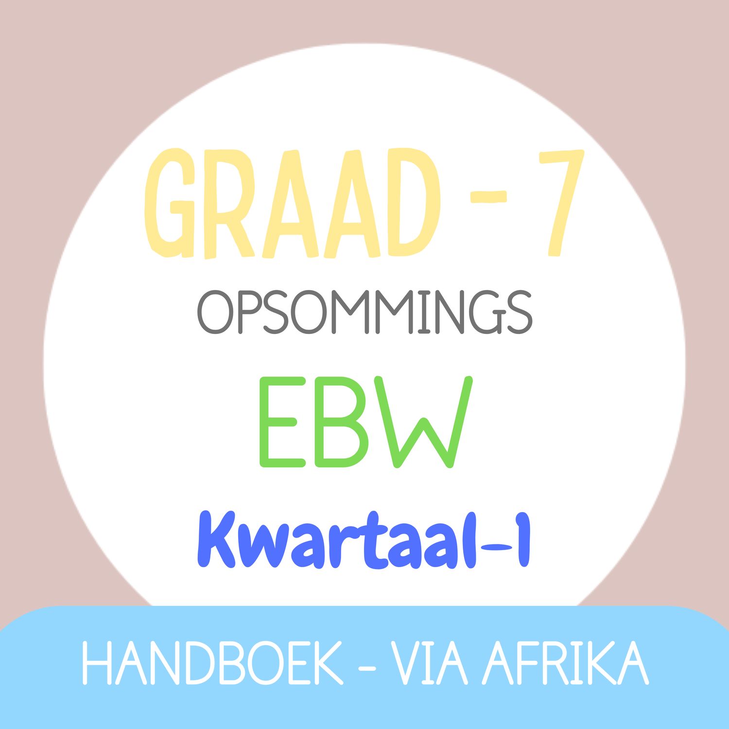 Graad 7 EBW KW1 (VIA AFRIKA)