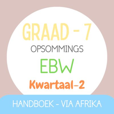 Graad 7 EBW KW2 (VIA AFRIKA)
