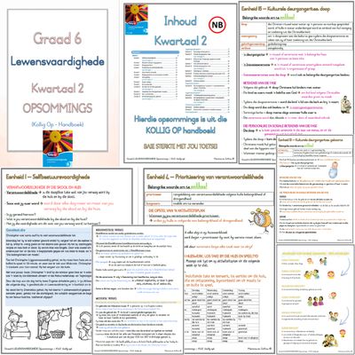Graad 6 Lewensvaardighede Kwartaal 2 (KOLLIG OP)