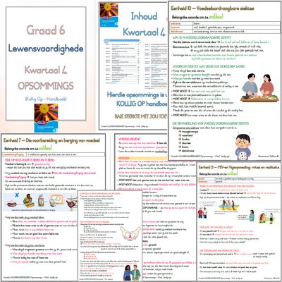 Graad 6 Lewensvaardighede Kwartaal 4 (KOLLIG OP)