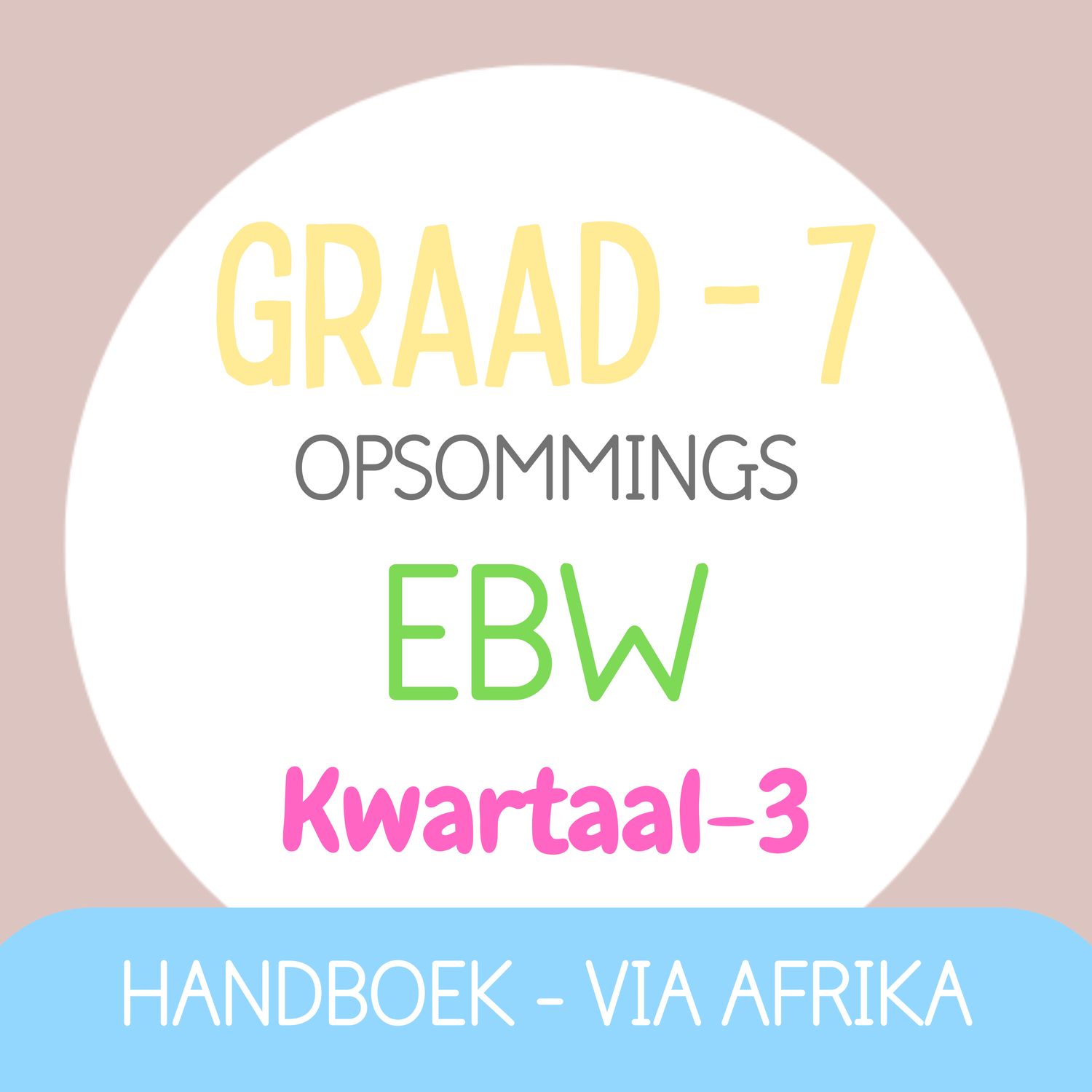 Graad 7 EBW KW3 (VIA AFRIKA)