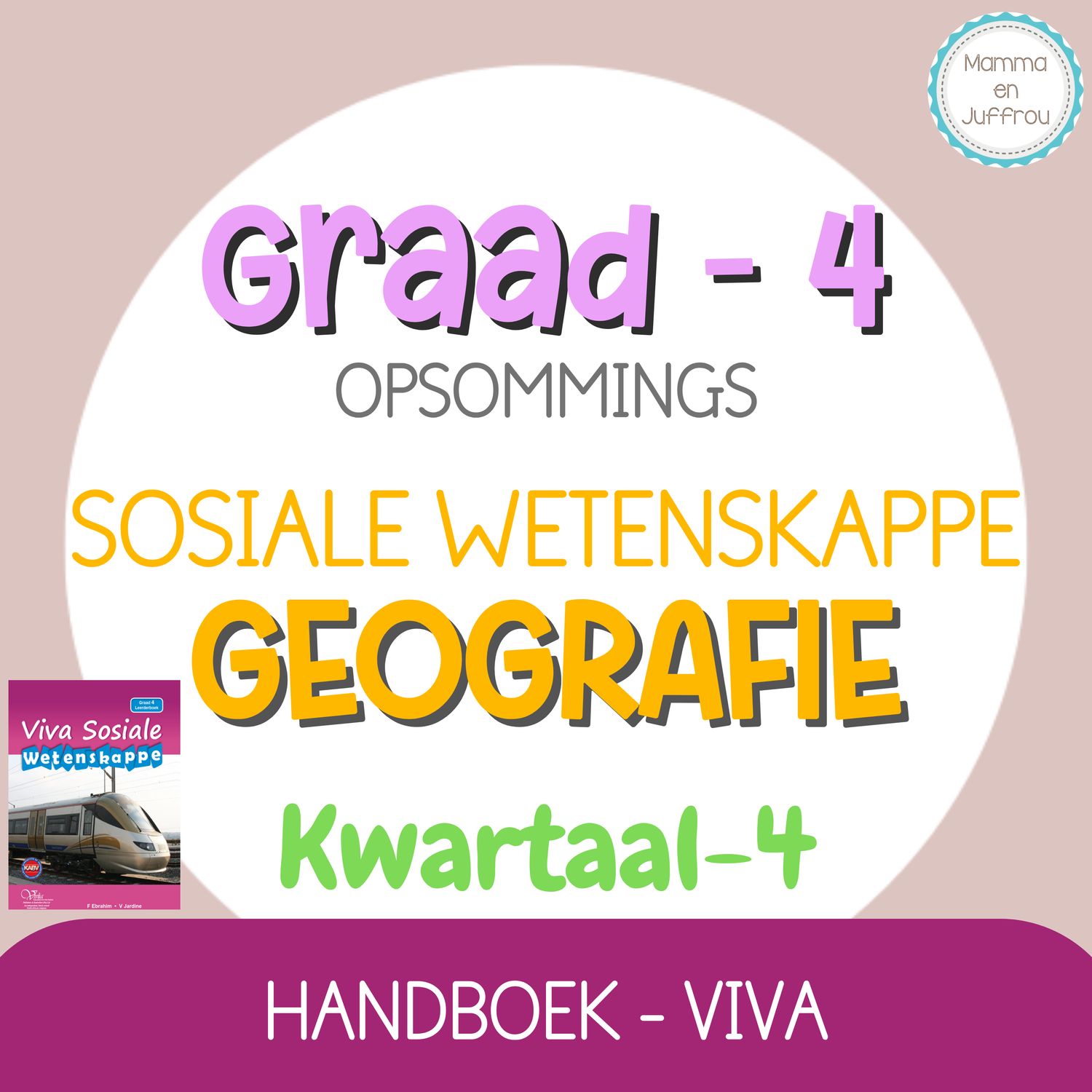 Graad 4 SW-GEOGRAFIE KW4 (viva)