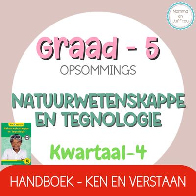 Graad 5 NW KW4 (Ken en Verstaan)