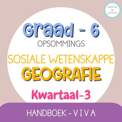 Graad 6 SW-GEOGRAFIE KW3 (viva)