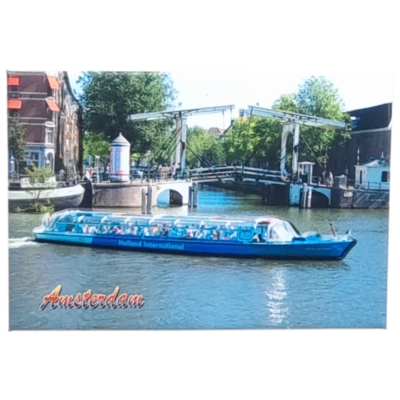 Koelkastmagneet Fullcolour Amsterdamse gracht