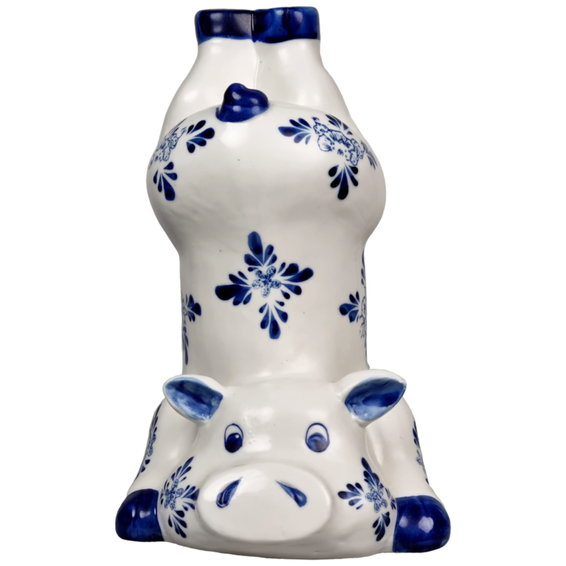 Delfts blauwe Spaarpot varkens XXL