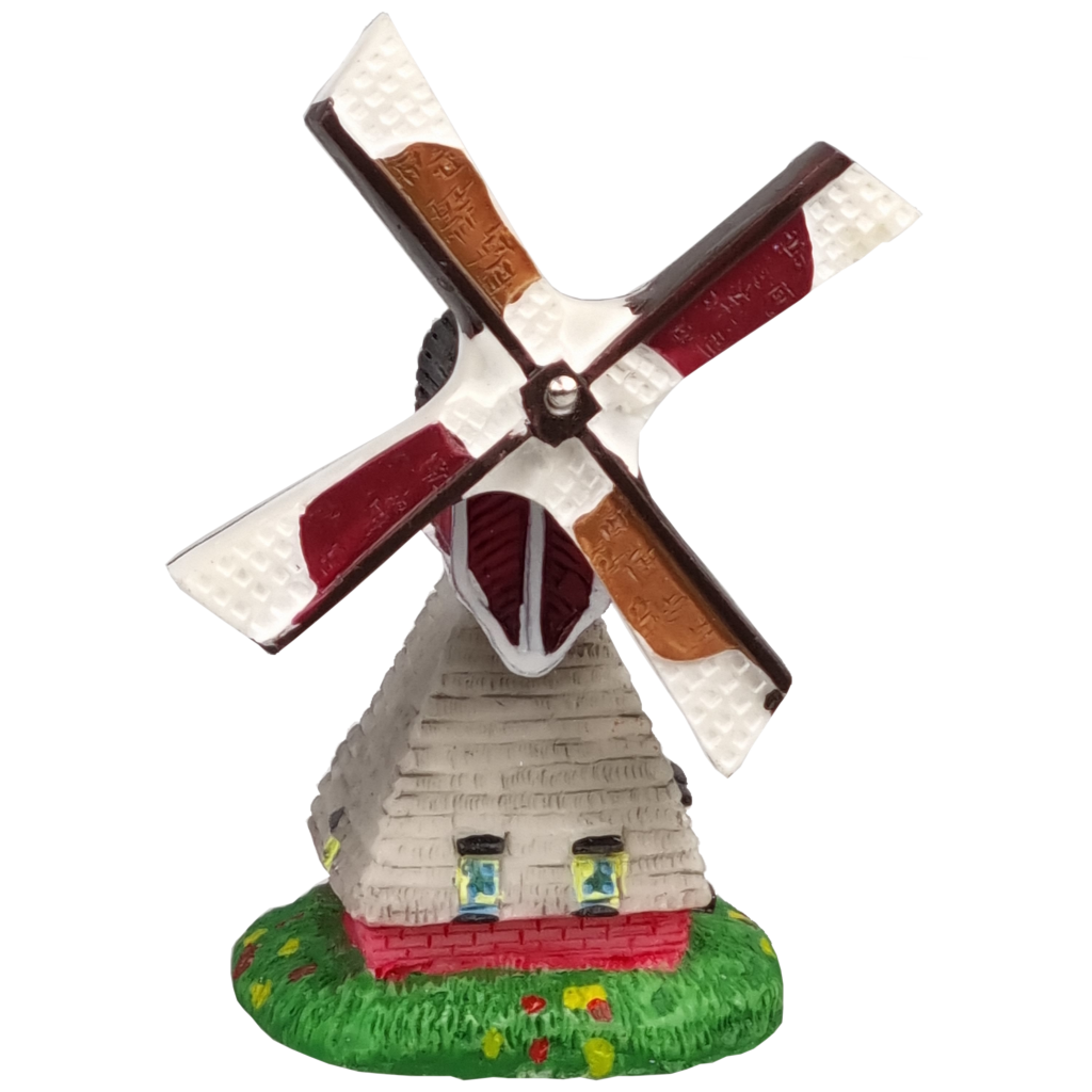 Watermolen miniatuur 6 cm