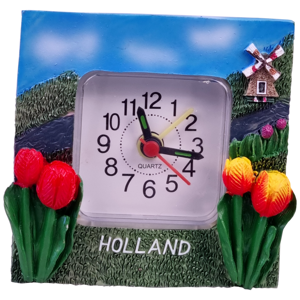 Klok Holland tulpen