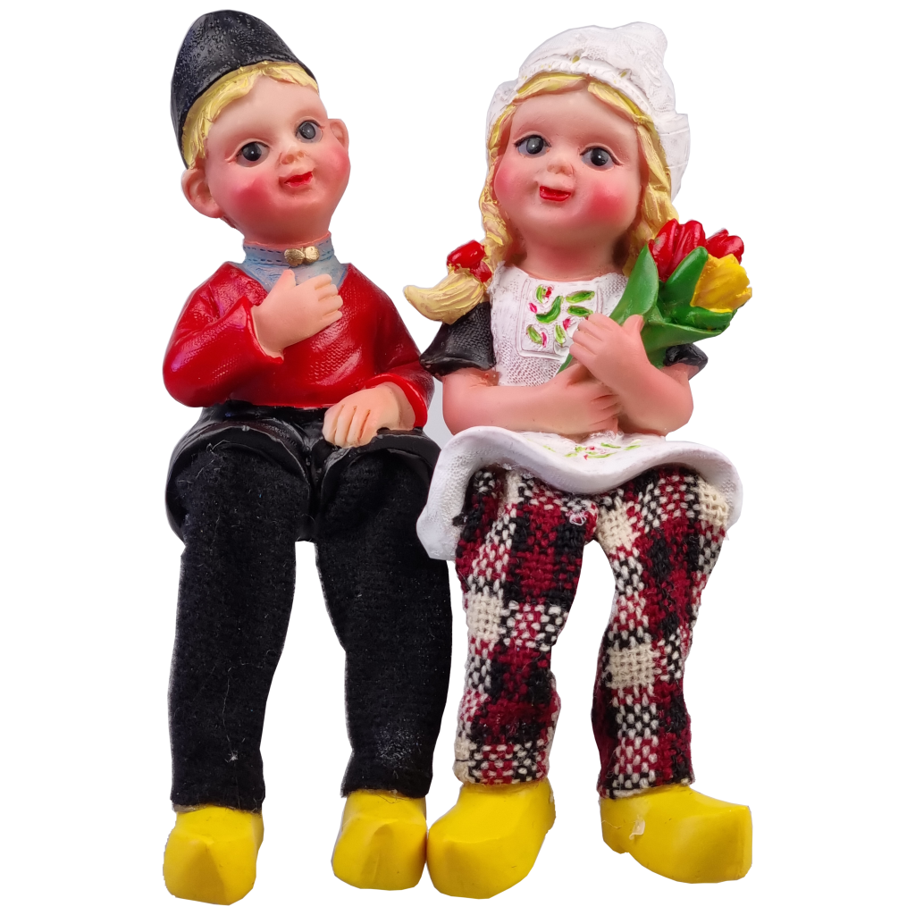 Set boer/boerin bungelbeentjes