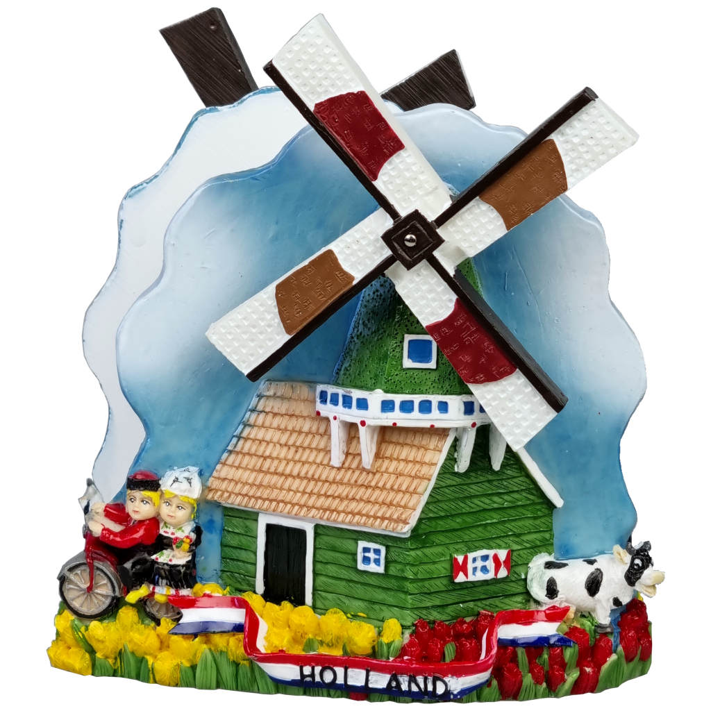 Servettenhouder molen/paartje