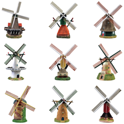 Miniatuur molens 8 cm
