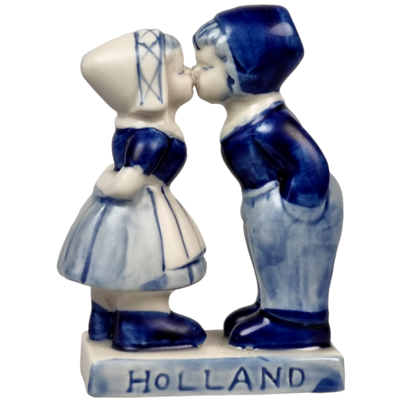 Delfts blauwe Kuspaar 10 cm